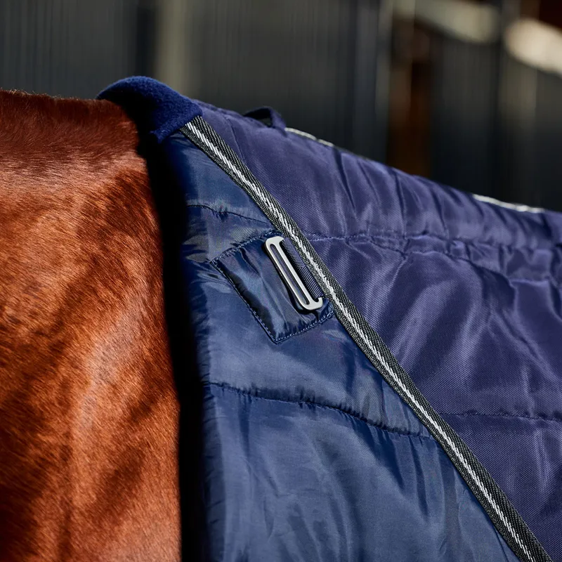 WeatherBeeta ComFiTec PP Channel Detach A Neck 220g Stable Rug - Navy-4