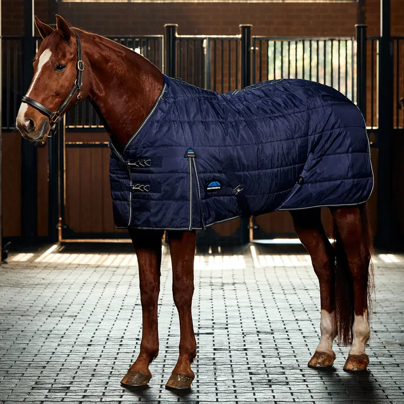 WeatherBeeta ComFiTec PP Channel Detach A Neck 220g Stable Rug - Navy-2