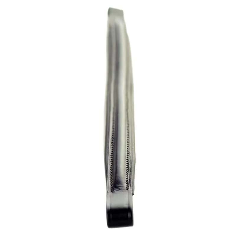 Dever Platinum Padded Raised Browband - Black-2