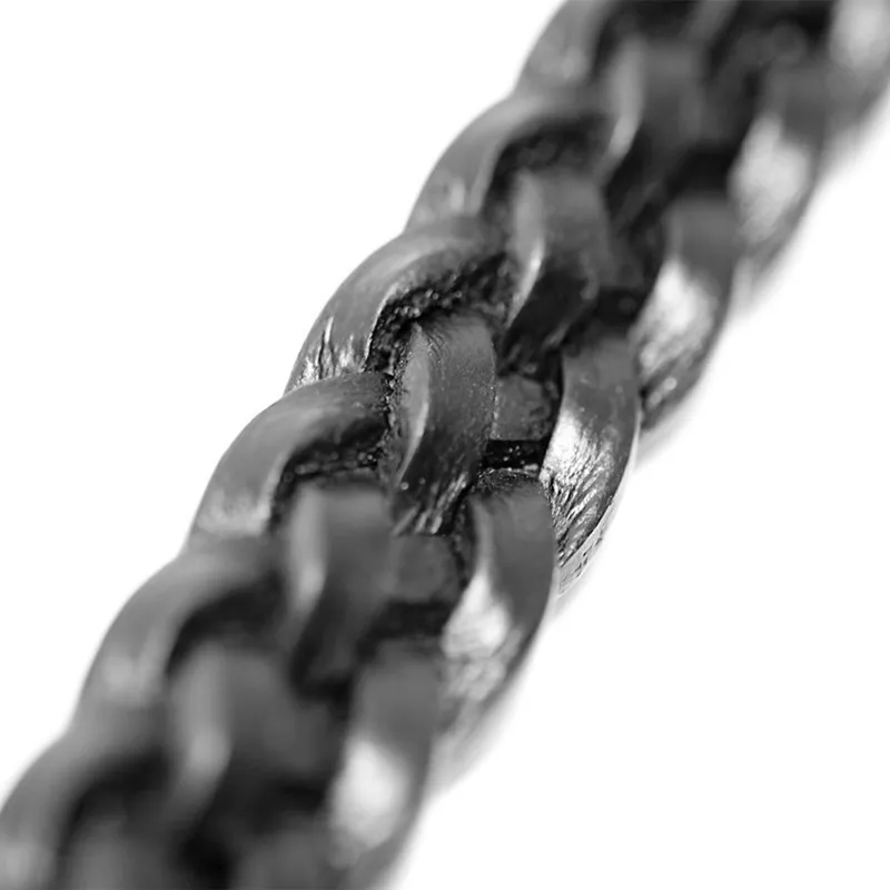 Dever Platinum Plaited  3/4 inch Browband - Black-2