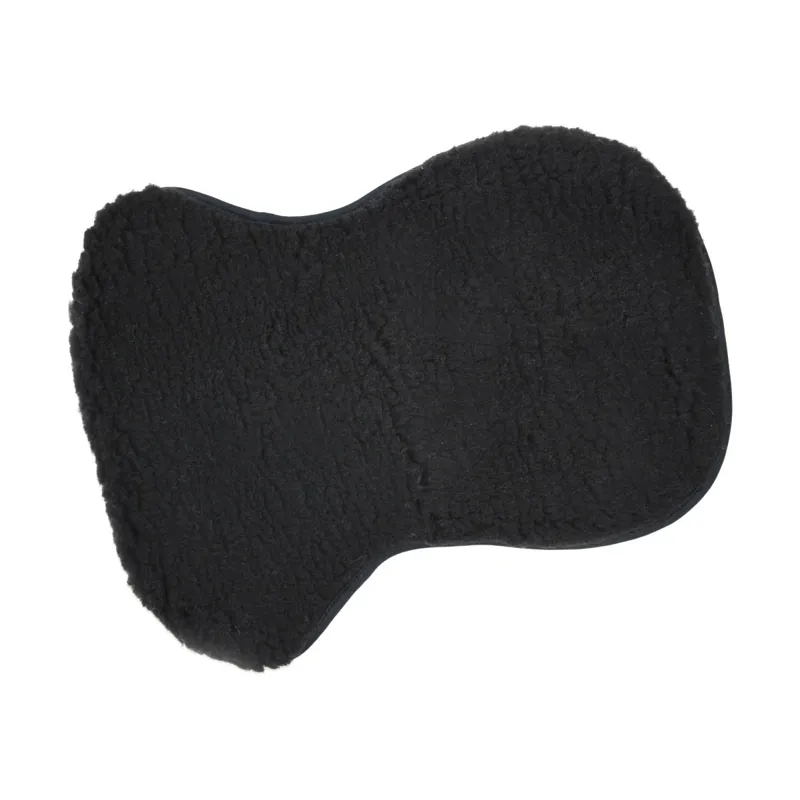 Hy Equestrian Fur Fabric Seat Saver - Black