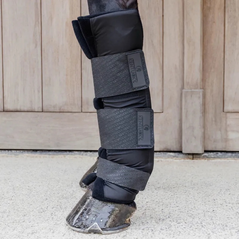 Kentucky PROtect Long Stable/Travel Front Boots - Black