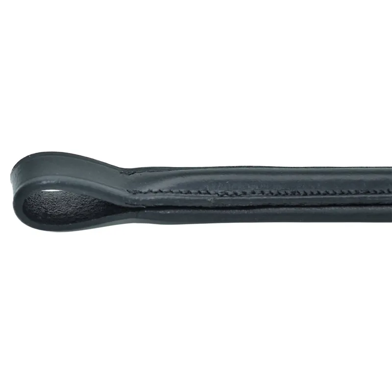 Dever Platinum Padded Shaped Raised Browband - Black-3