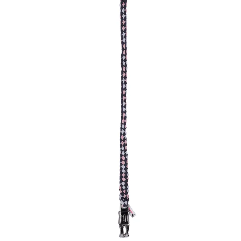 Schockemohle Panic Style Lead Rope - Dark Grey/Pink