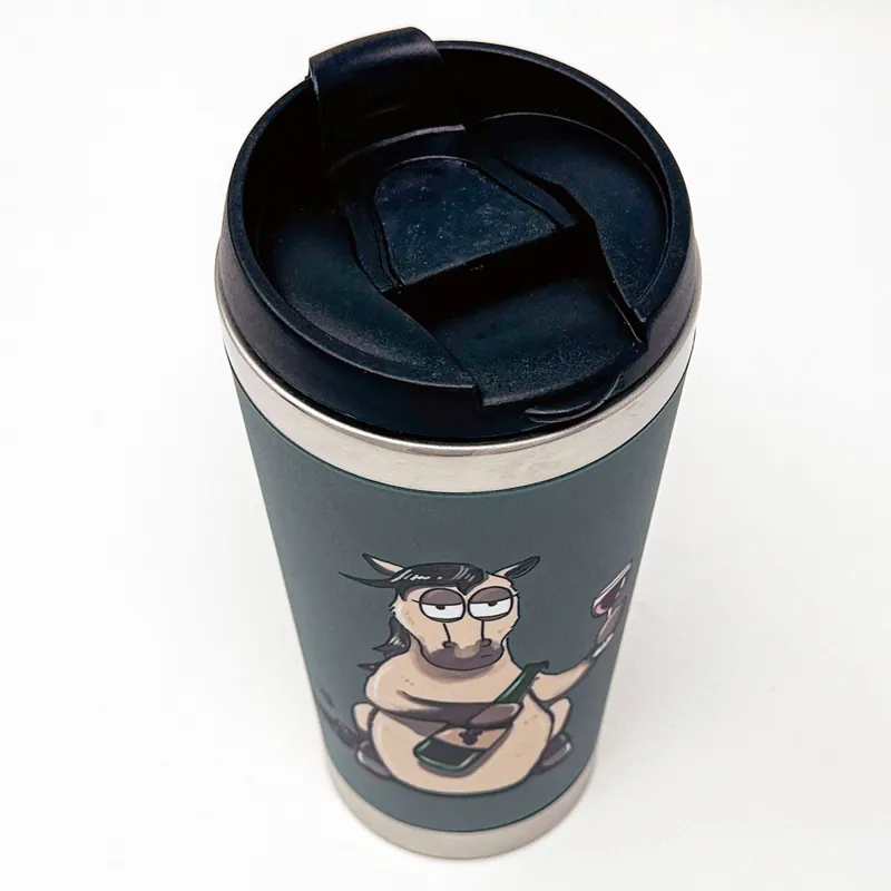 Emily Cole Travel Mug - Pass The Wine-1