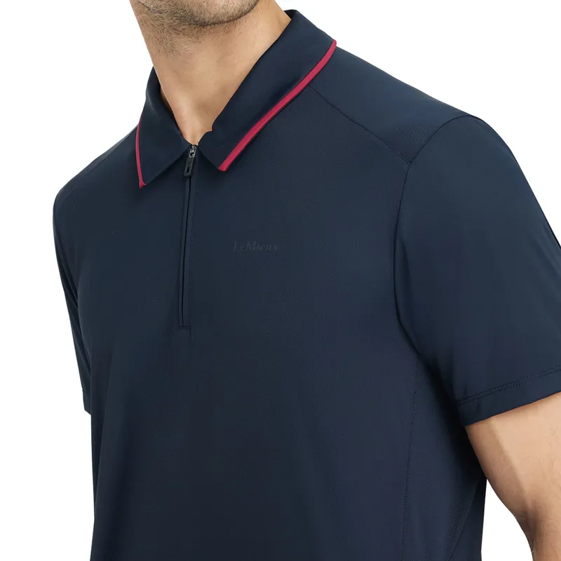 LeMieux Mens Performance Polo Shirt - Navy-5