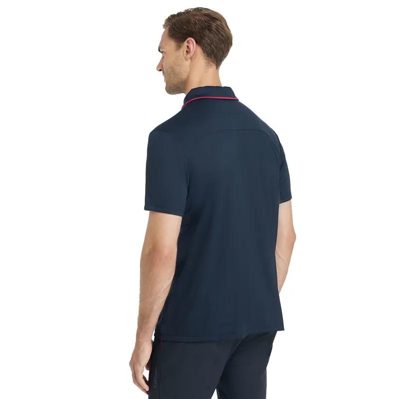 LeMieux Mens Performance Polo Shirt - Navy-4