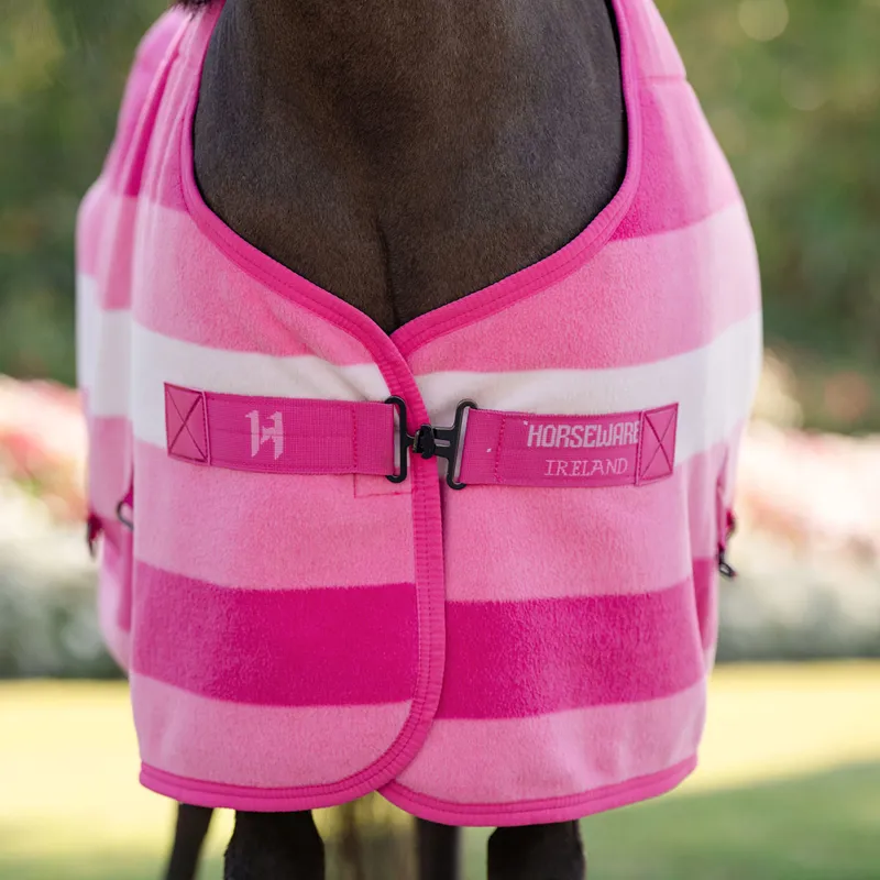 Horseware Newmarket Petite Fleece Cooler - Witney Pink-2