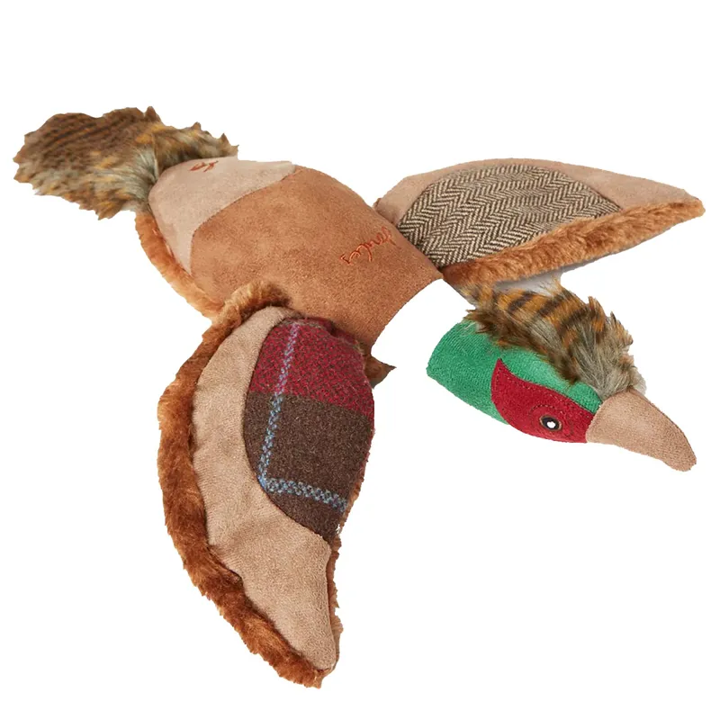Joules Plush Pheasant Dog Toy