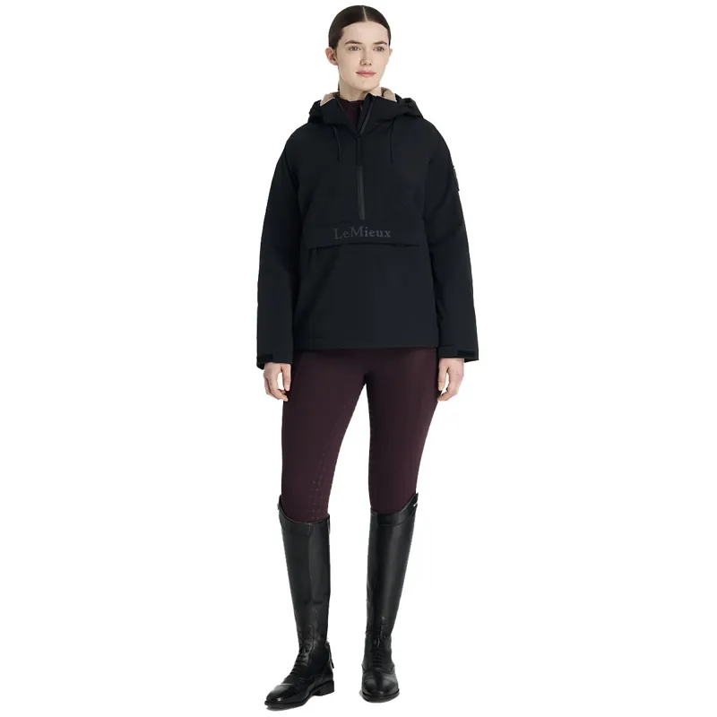 LeMieux Phoebe Womens Waterproof 1/2 Zip Anorak - Black-6