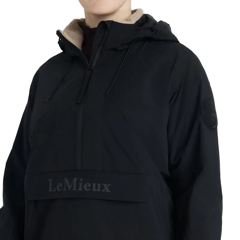LeMieux Phoebe Womens Waterproof 1/2 Zip Anorak - Black-5