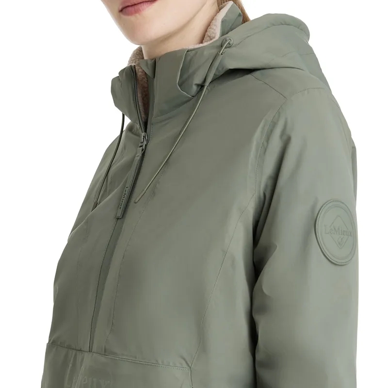 LeMieux Phoebe Womens Waterproof 1/2 Zip Anorak - Rosemary-8