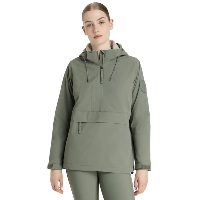 LeMieux Phoebe Womens Waterproof 1/2 Zip Anorak - Rosemary