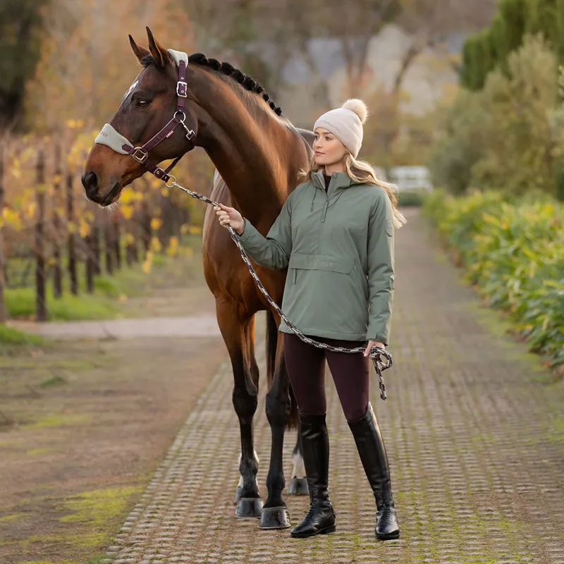 LeMieux Phoebe Womens Waterproof 1/2 Zip Anorak - Rosemary-3