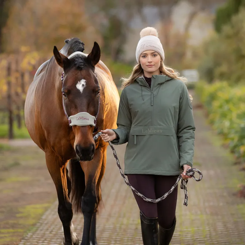LeMieux Phoebe Womens Waterproof 1/2 Zip Anorak - Rosemary-5
