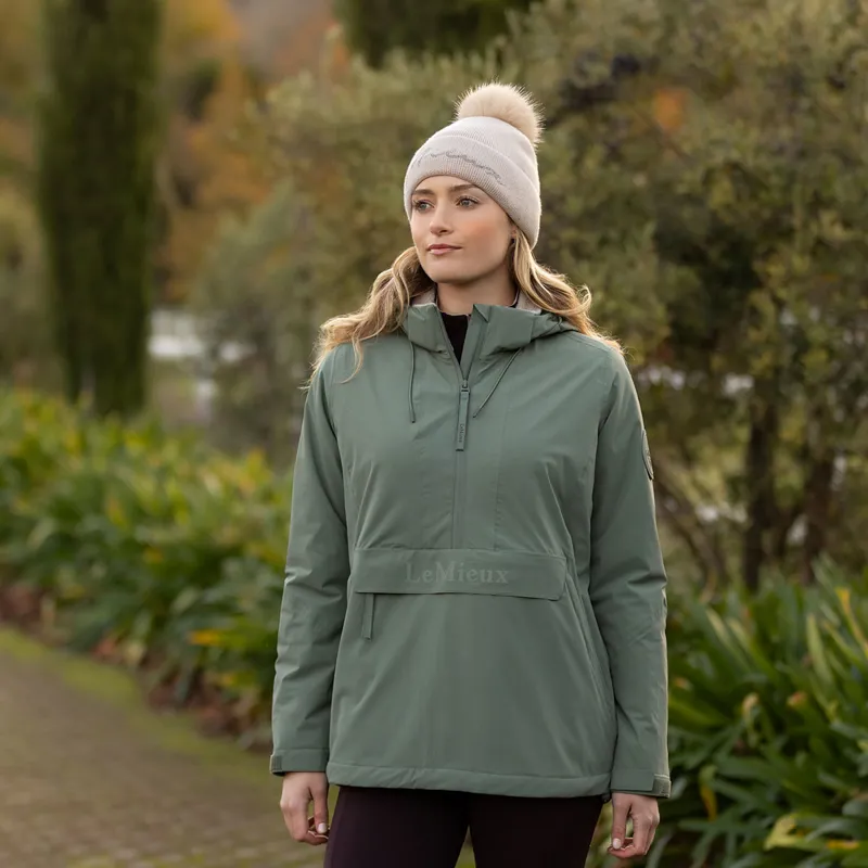 LeMieux Phoebe Womens Waterproof 1/2 Zip Anorak - Rosemary-7