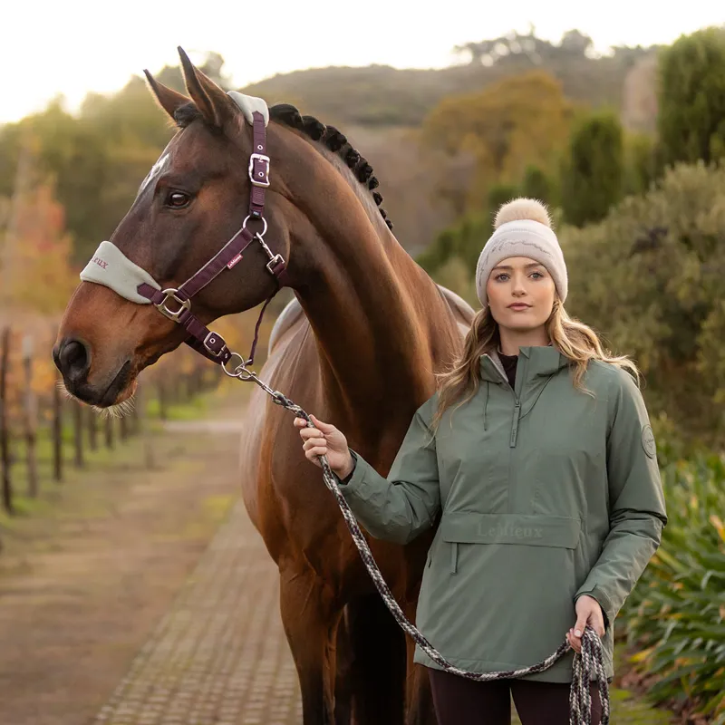 LeMieux Phoebe Womens Waterproof 1/2 Zip Anorak - Rosemary-1