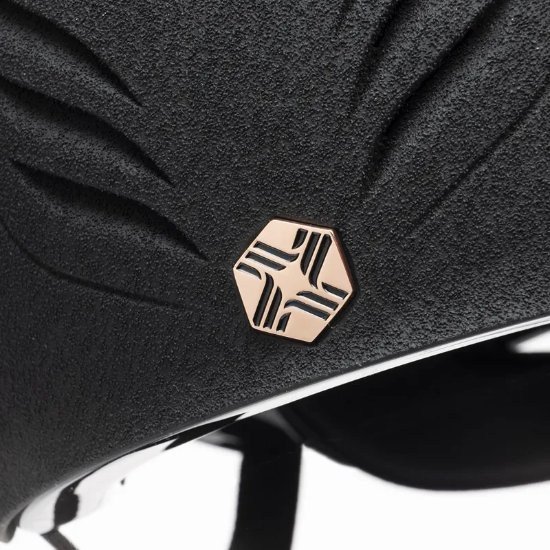 Charles Owen EQx Phoenix Skull Riding Hat - Black/Rose Gold Pre-Order-4
