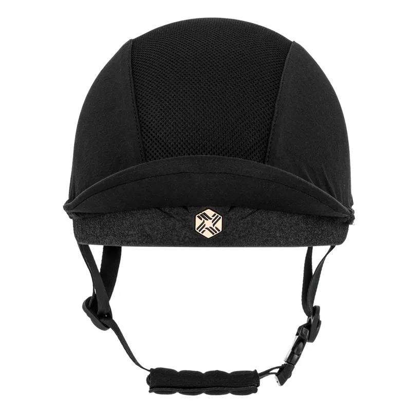 Charles Owen EQx Phoenix Skull Riding Hat - Black/Rose Gold Pre-Order-2