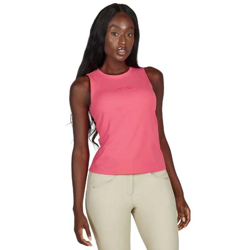 Pikeur Athleisure 1240 Womens Sleeveless Top - Raspberry Pink Pre-Order-2