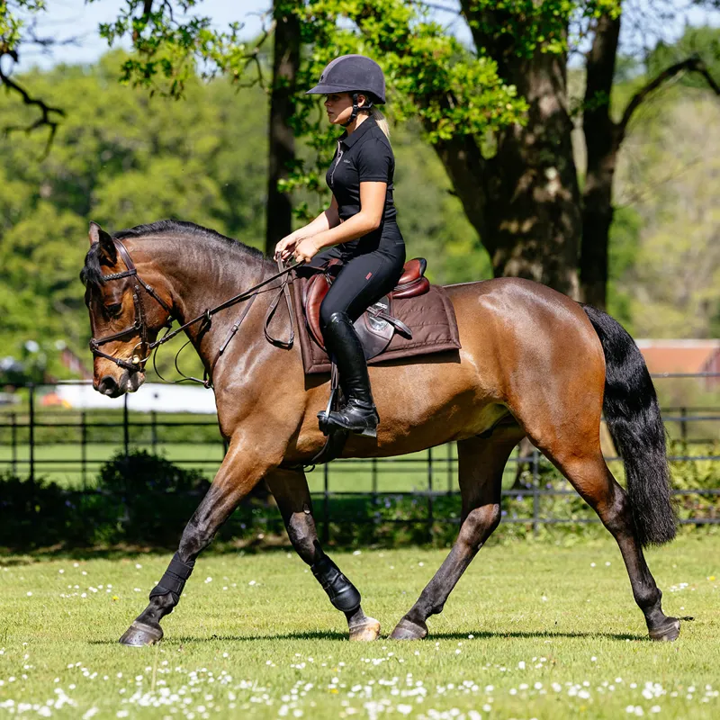 LeMieux Pillow Pad Saddlecloth - Brown-3