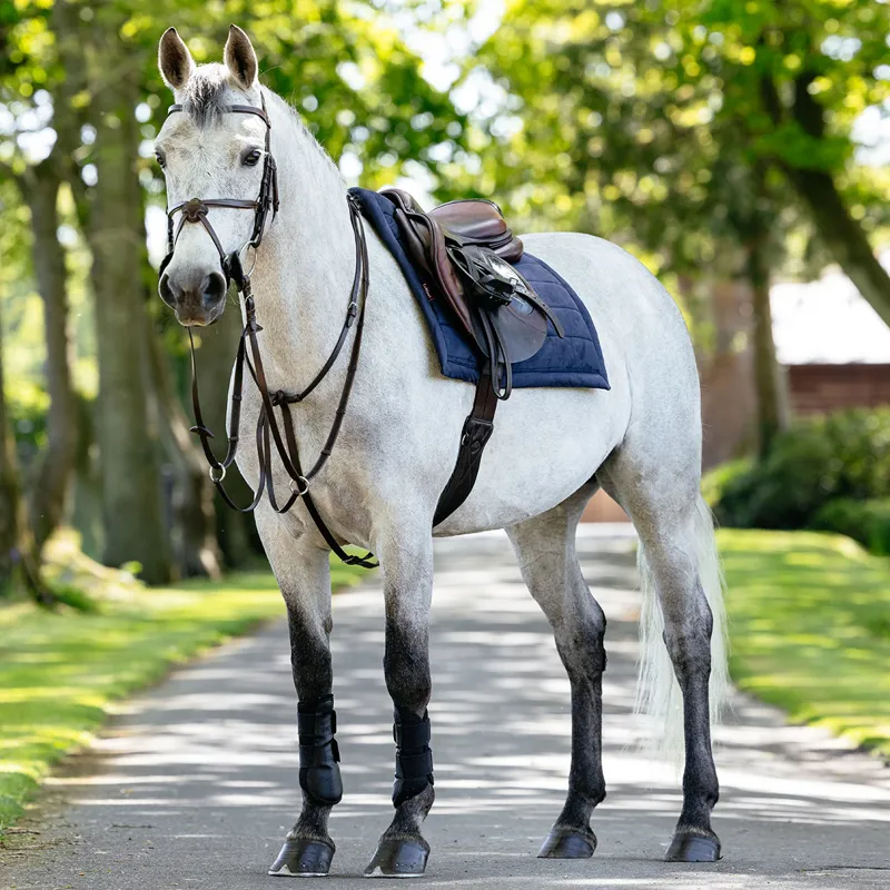 LeMieux Pillow Pad Saddlecloth - Navy-2
