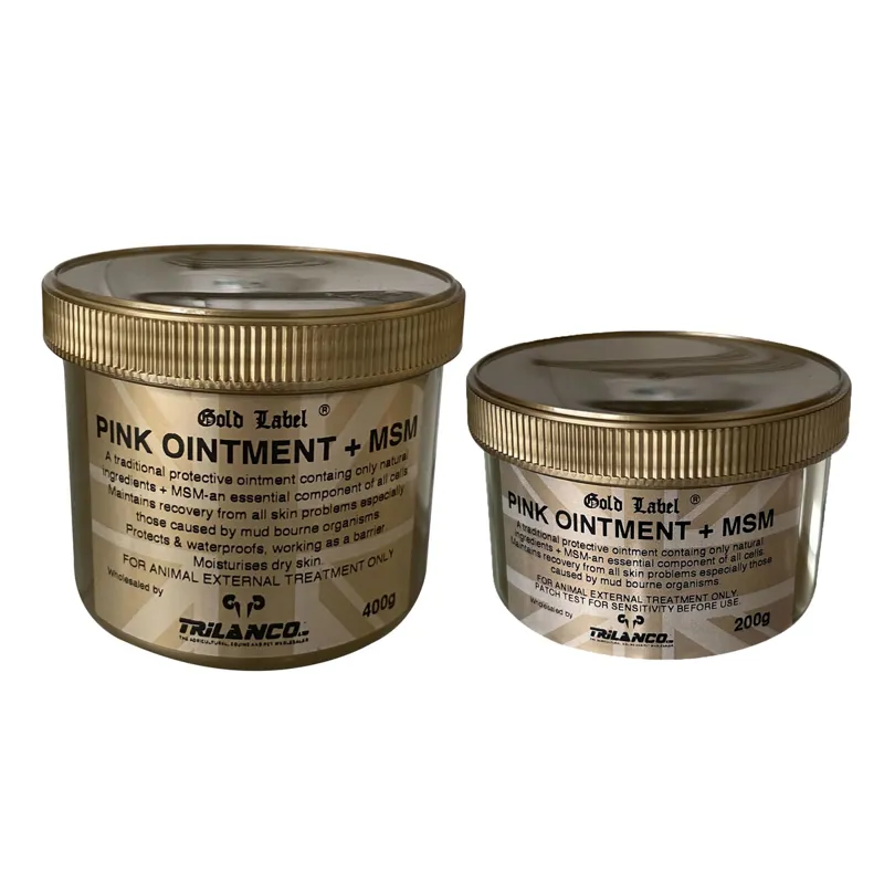 Gold Label Pink Ointment and MSM