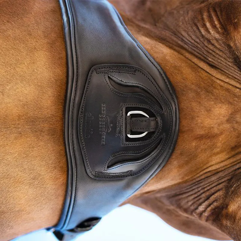 Schockemohle Pittsburgh Short Dressage Girth - Black/Silver-3