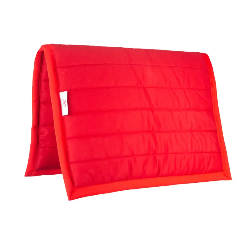 PolyPads Classic Single Saddlepad - Red-1