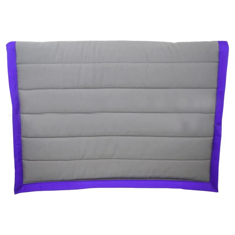 PolyPads Classic Single Saddlepad - Grey/Purple-1