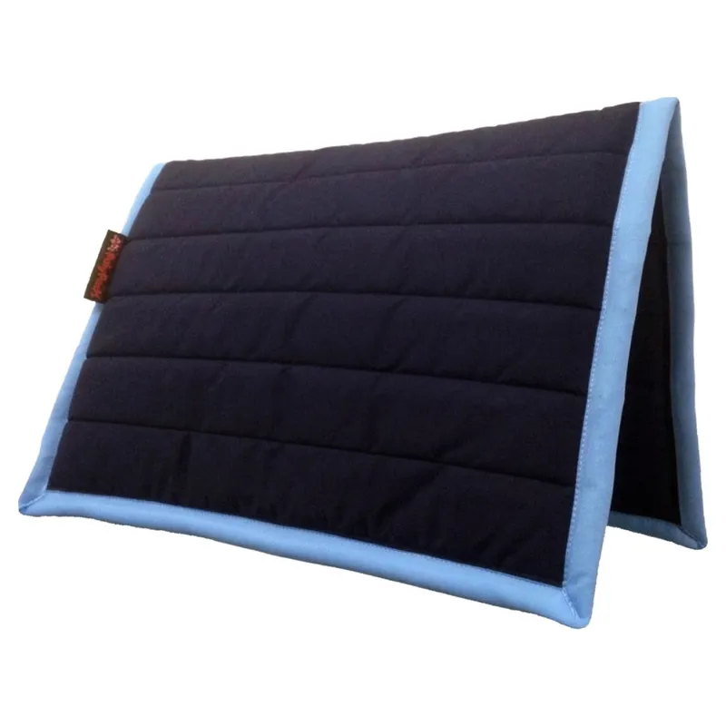 PolyPads Classic Single Saddlepad - Navy/Soft Blue