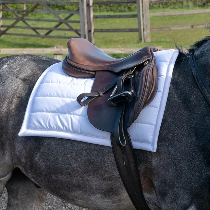 PolyPads Classic Single Saddlepad - White-3