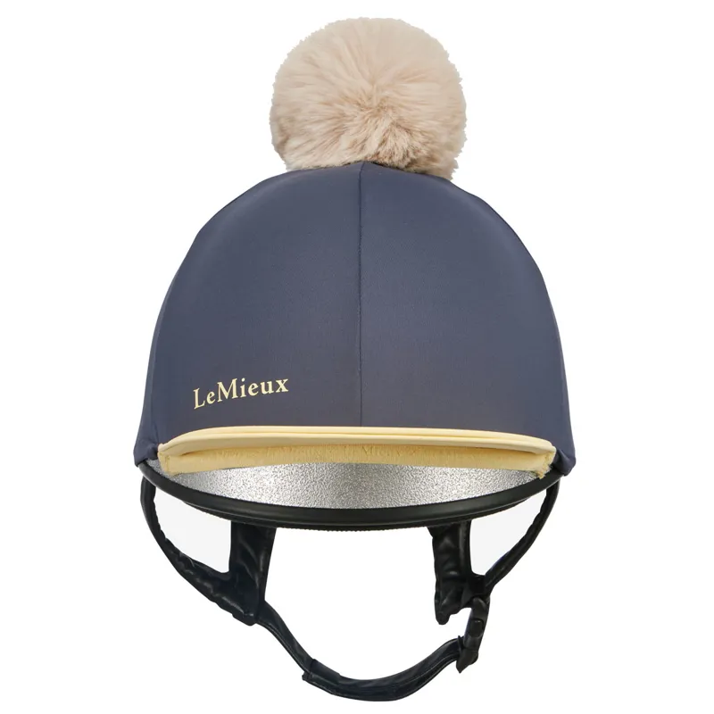 LeMieux Pom Hat Silk - Dusk/Mimosa-2