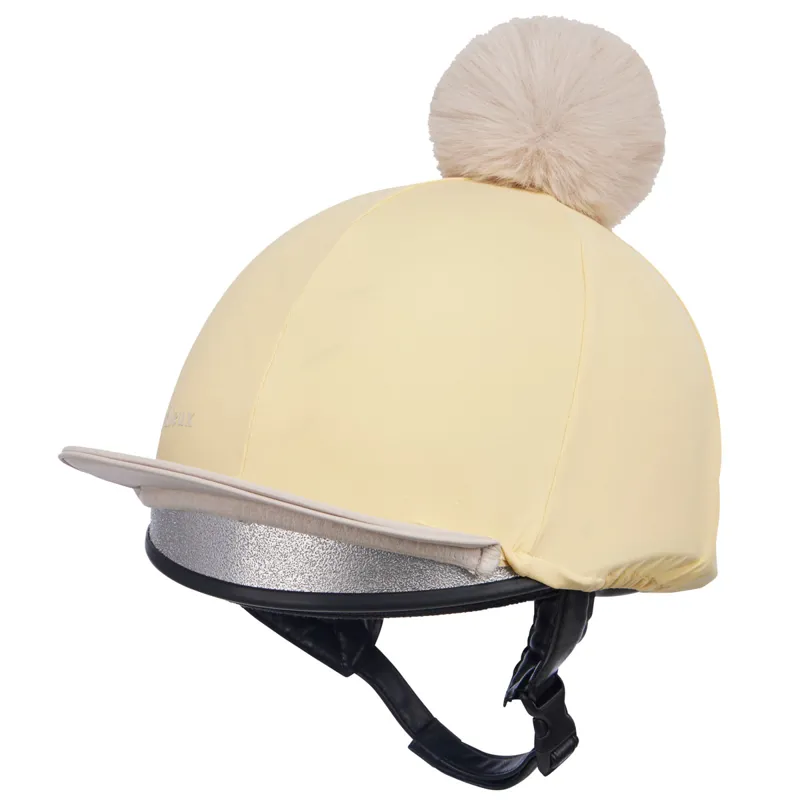 LeMieux Pom Hat Silk - Mimosa/Stone-3