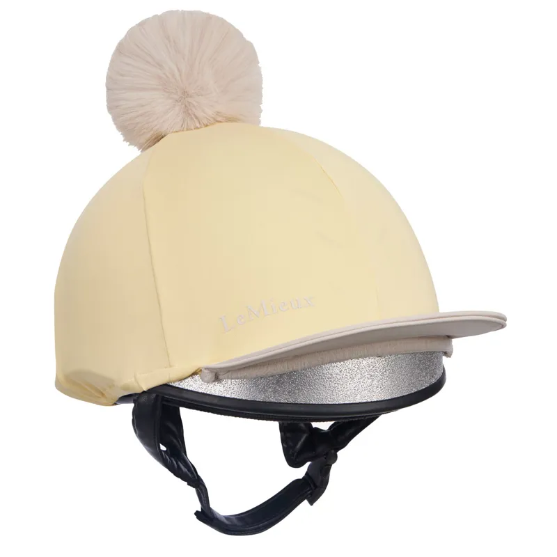 LeMieux Pom Hat Silk - Mimosa/Stone