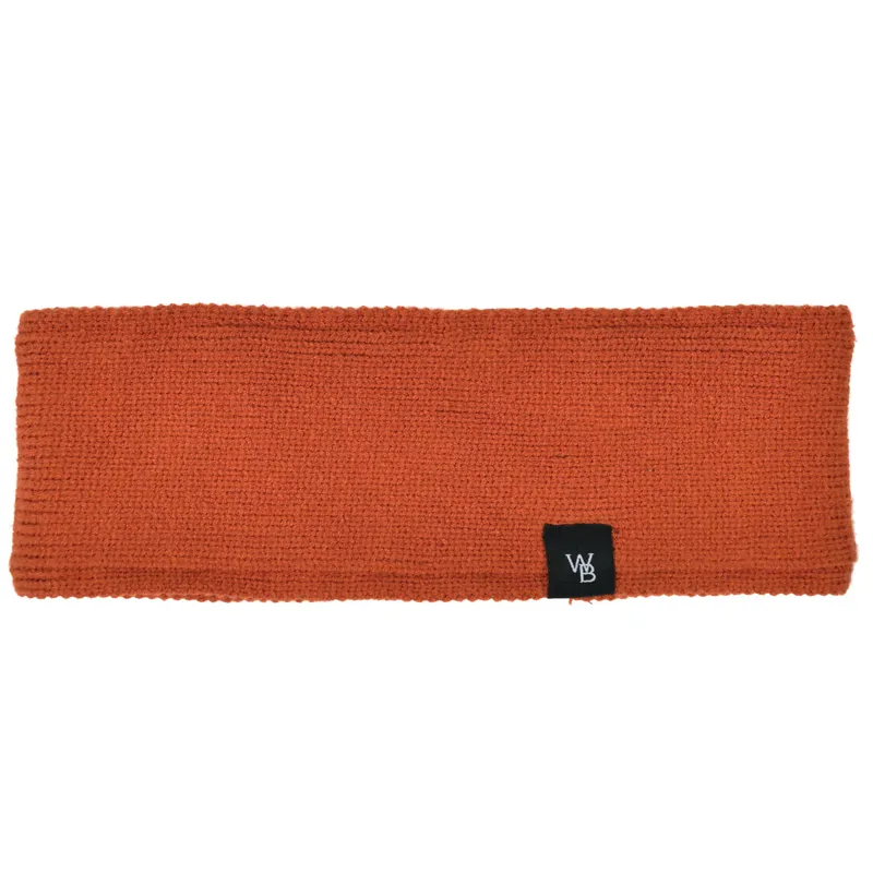 WeatherBeeta Fleece Lined Ponytail Headband - Redwood