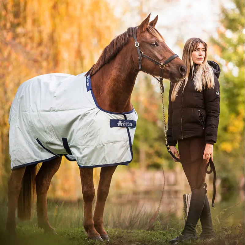 Bucas Power 150g Standard Neck Turnout Rug - Silver-10