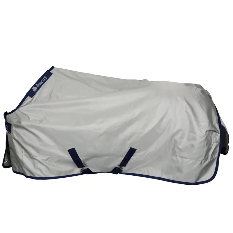 Bucas Power 300g Extra Standard Neck Turnout Rug - Silver-8