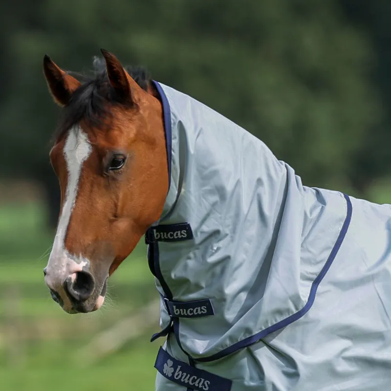 Bucas Power Combi 300g Turnout Neck Cover - Silver