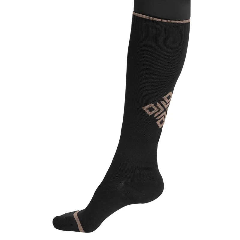 Aztec Diamond Premium Tall Riding Socks 2 Pack - Nude-2