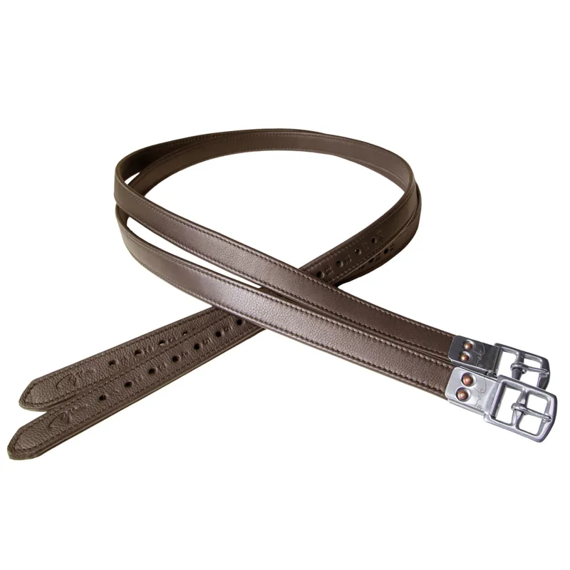 Dy'on Premium Stirrup Leathers - Brown