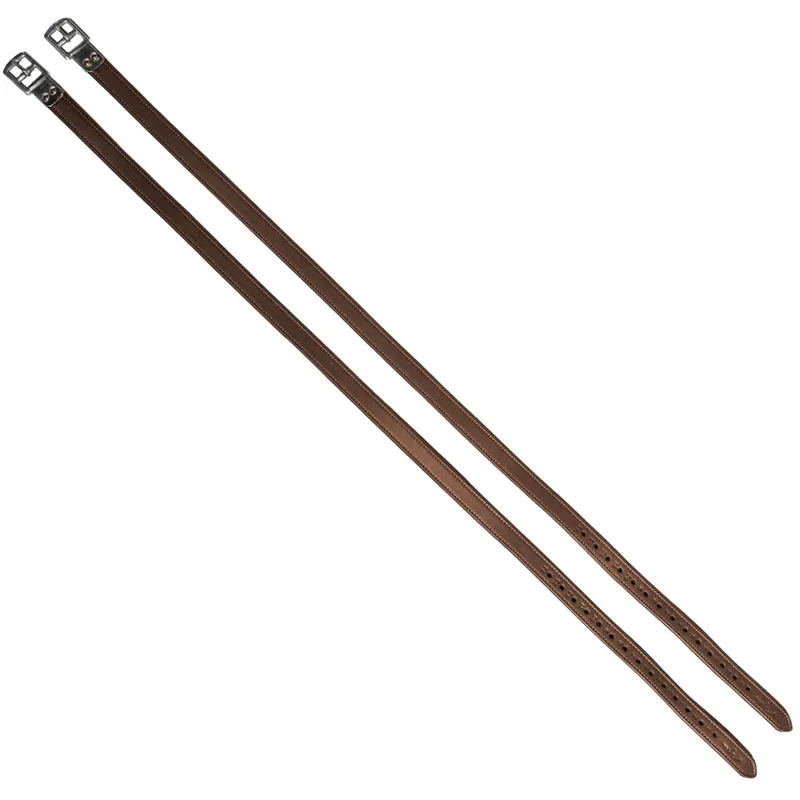 Dy'on Premium Stirrup Leathers - Brown-2