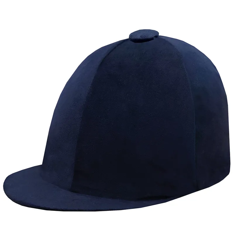 Equetech Premium Velvet Junior Hat Silk - Navy