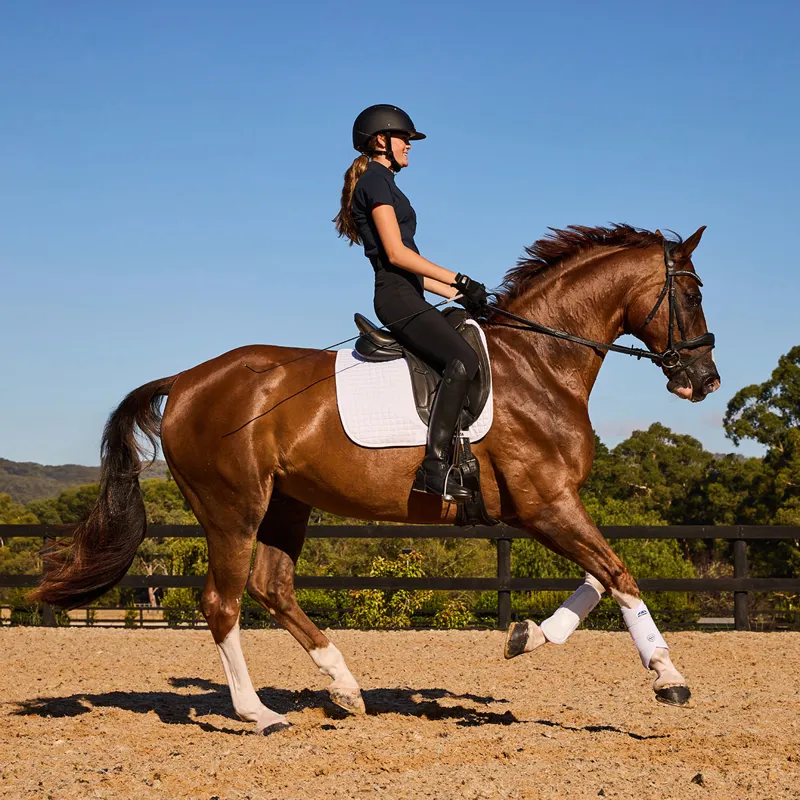 Weatherbeeta Prime Air-Tech Dressage Saddlecloth - White-8