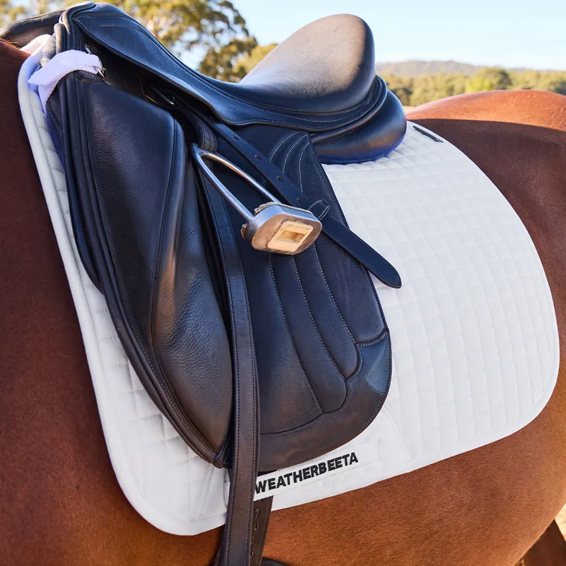 Weatherbeeta Prime Air-Tech Dressage Saddlecloth - White-2