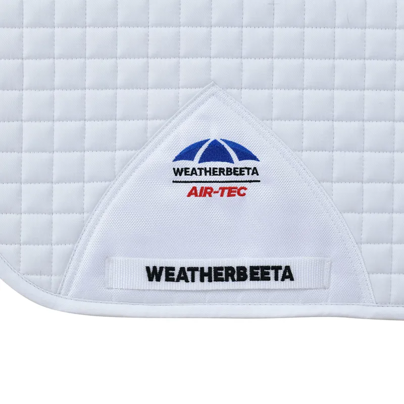 Weatherbeeta Prime Air-Tech Dressage Saddlecloth - White-3