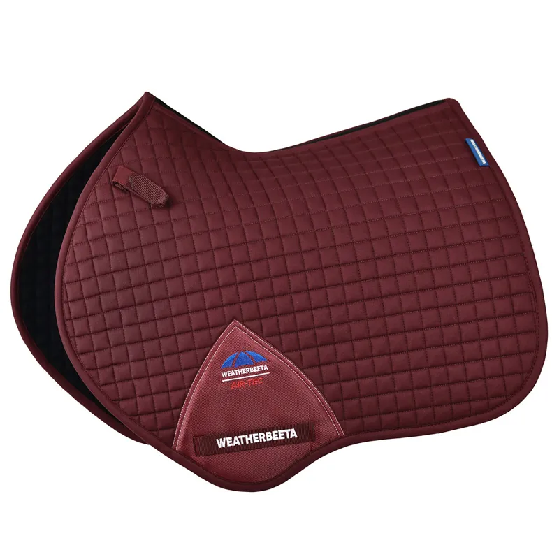 Weatherbeeta Prime Air-Tech Jump Saddlecloth - Burgundy