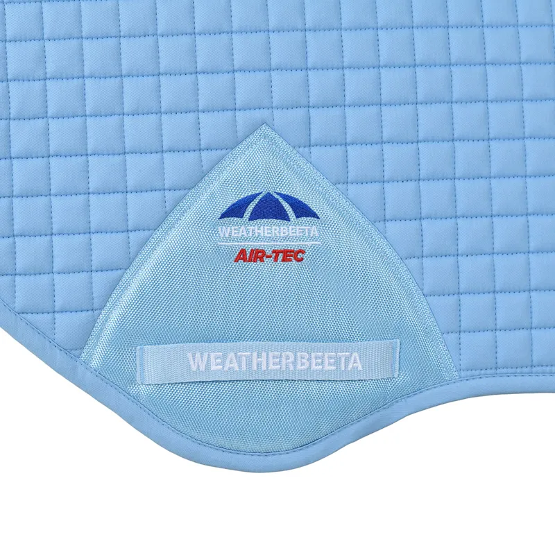 WeatherBeeta Prime Air-Tech Jump Saddlecloth - Sky Blue-2