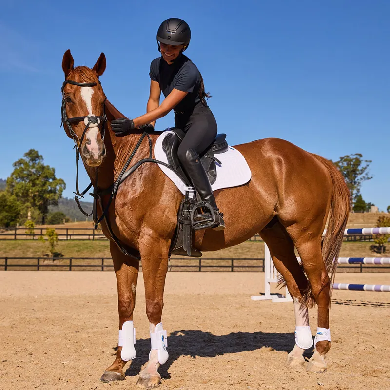 Weatherbeeta Prime Air-Tech Jump Saddlecloth - White-5