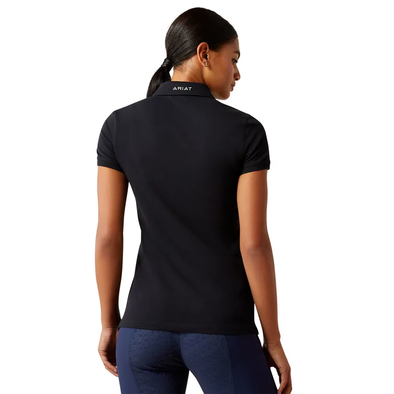 Ariat Prix 3.0 Ladies Polo Shirt - Black-1